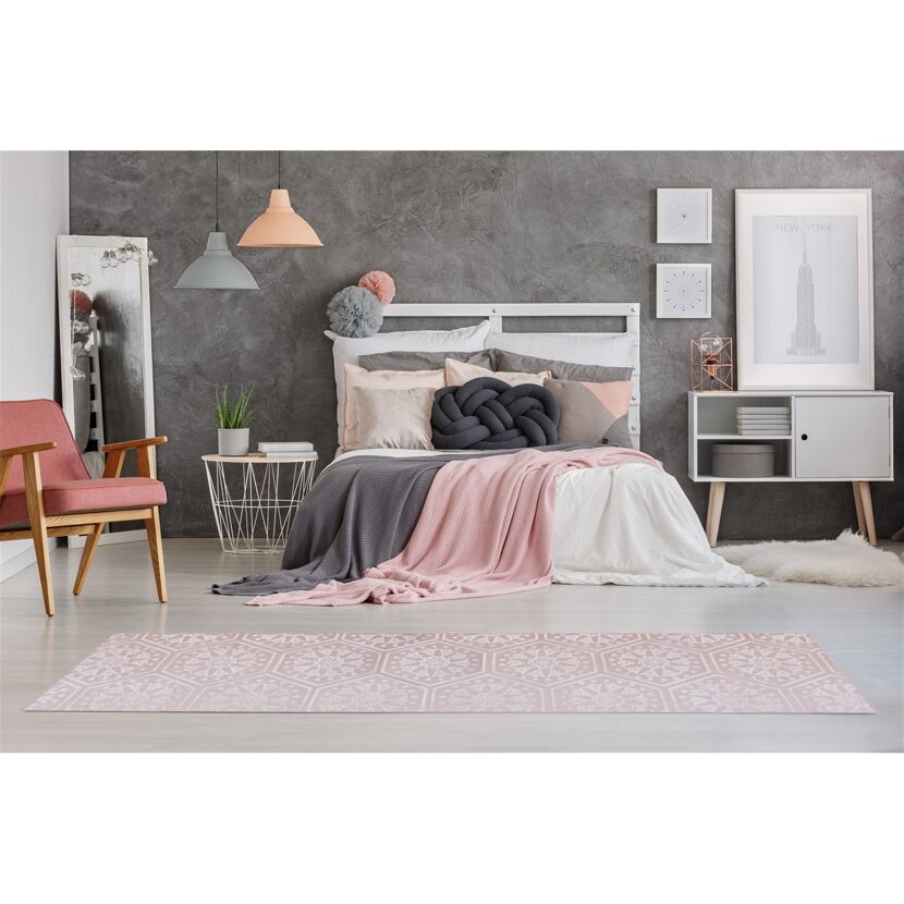 Teppich 'Monroe' rosa 160 x 230 cm