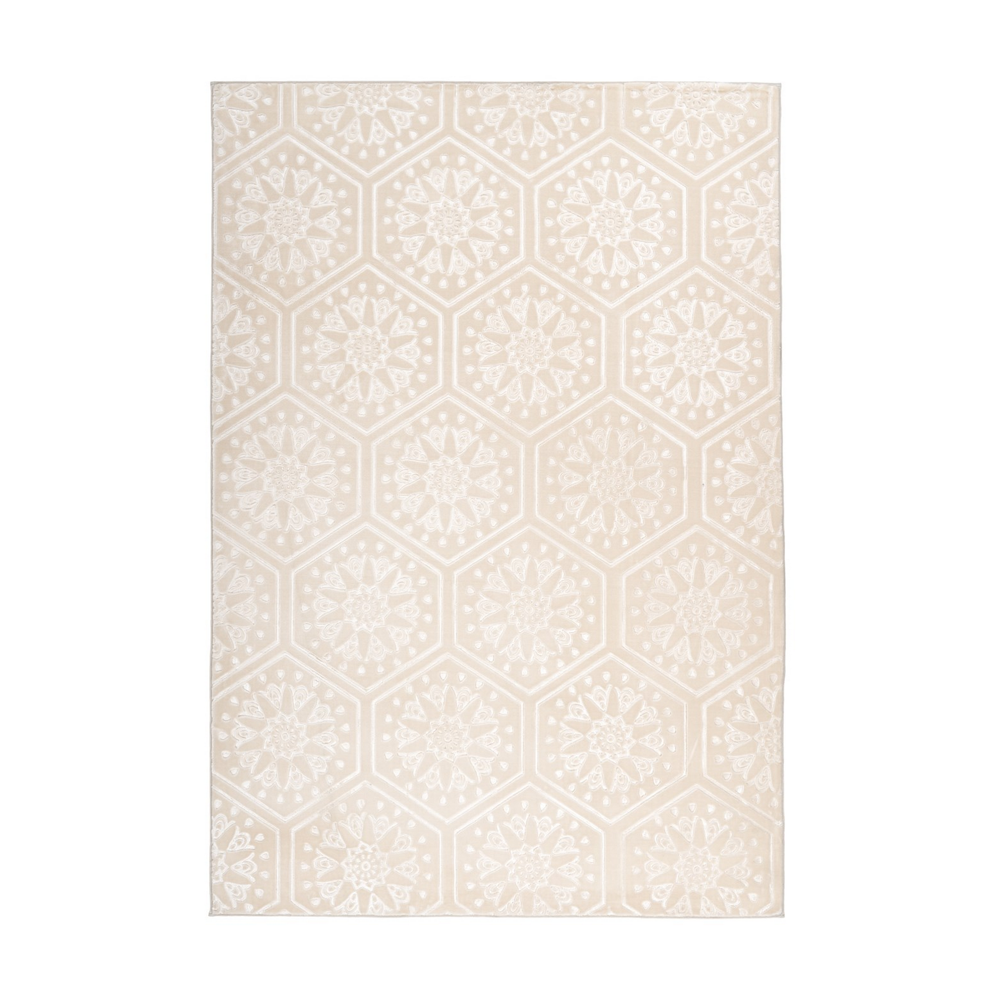 Teppich 'Monroe' creme 80 x 300 cm