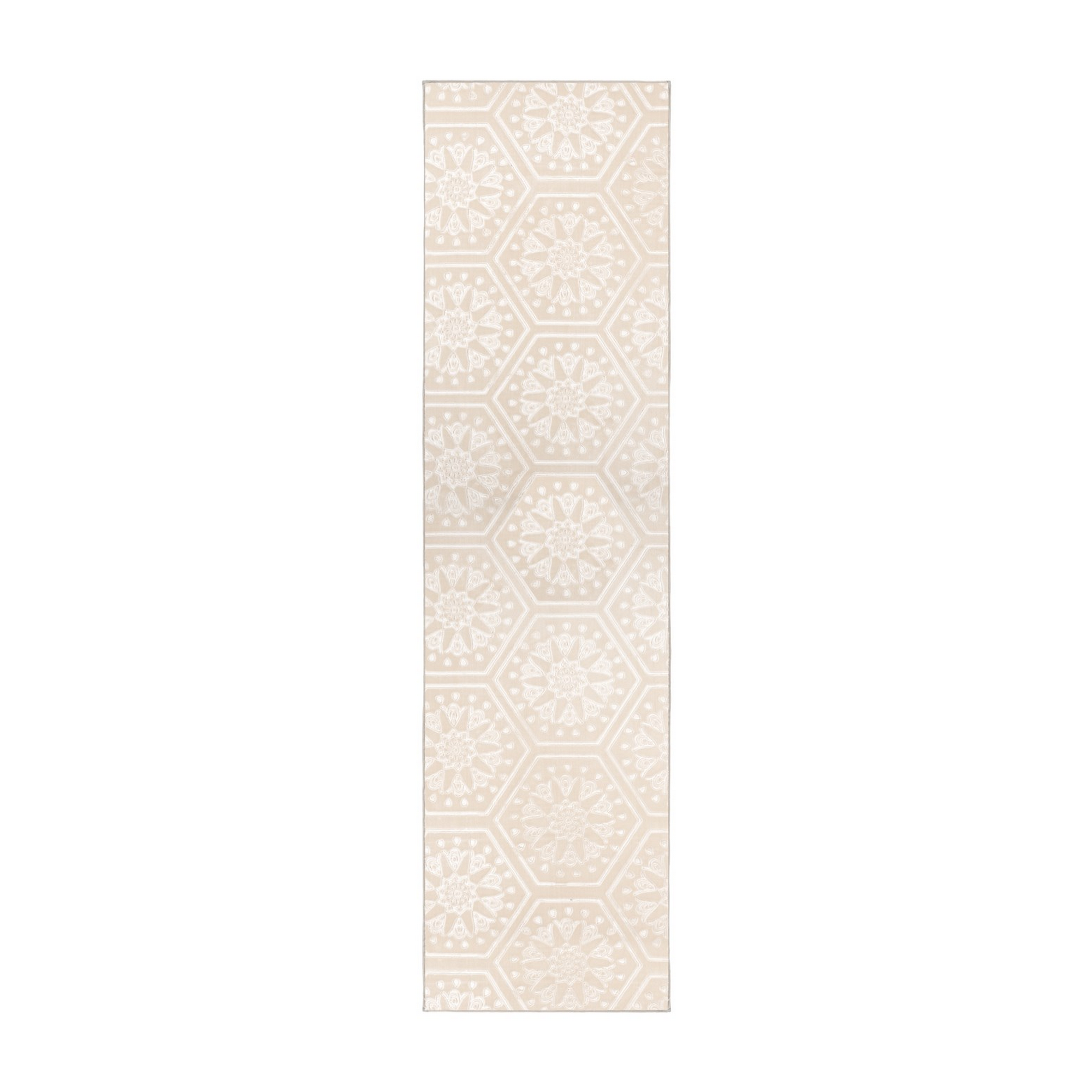 Teppich 'Monroe' creme 80 x 300 cm