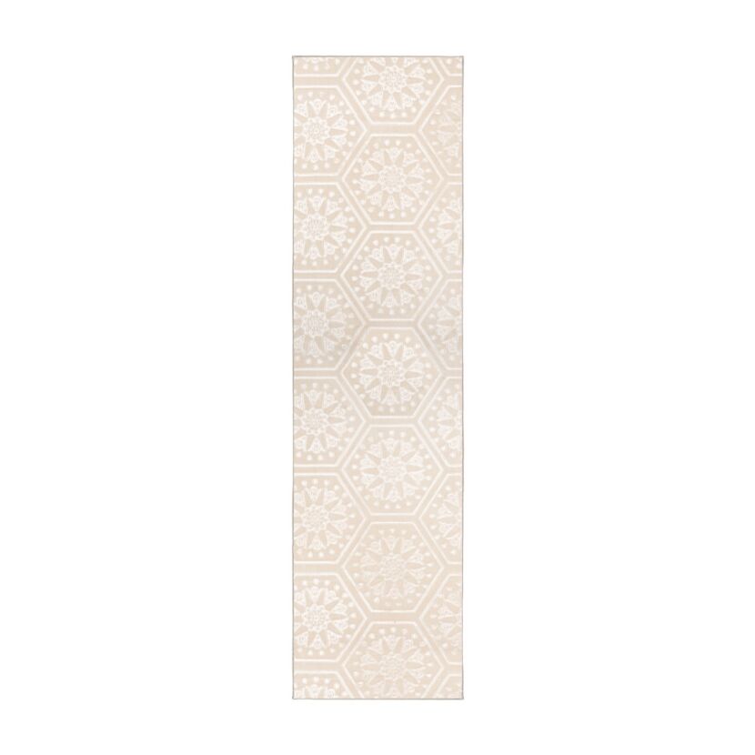 Teppich 'Monroe' creme 80 x 300 cm