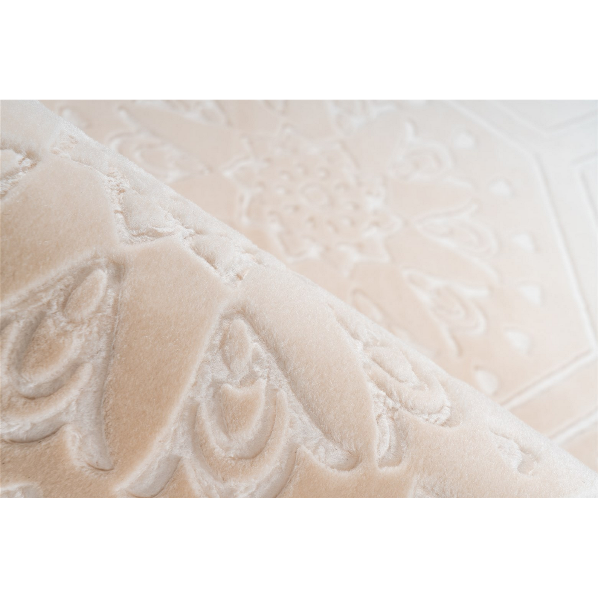 Teppich 'Monroe' creme 80 x 300 cm