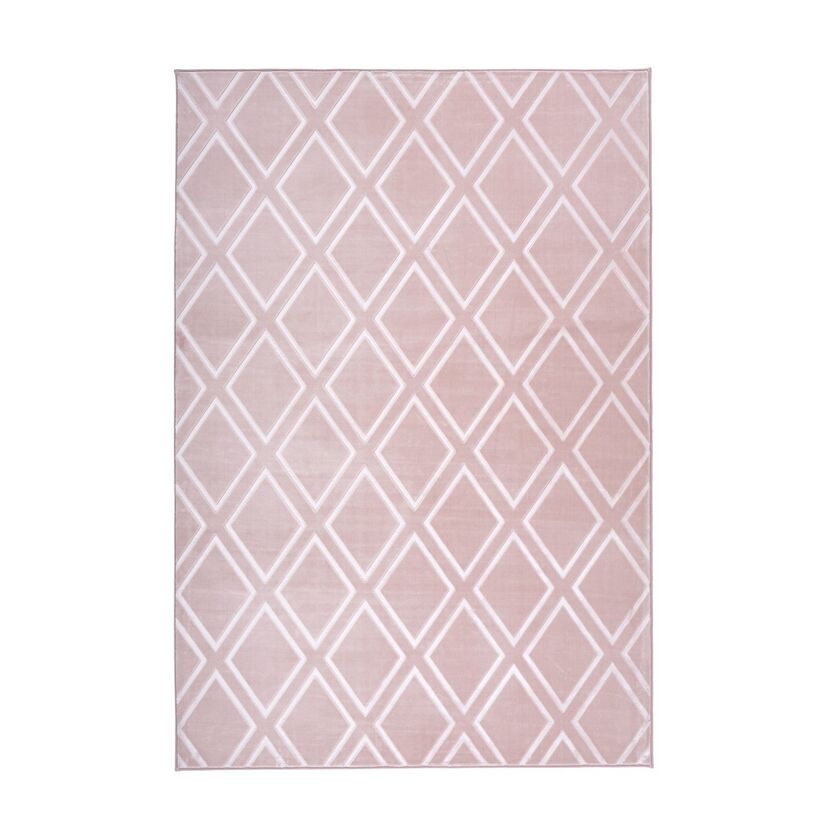 Teppich 'Monroe' rosa 80 x 300 cm