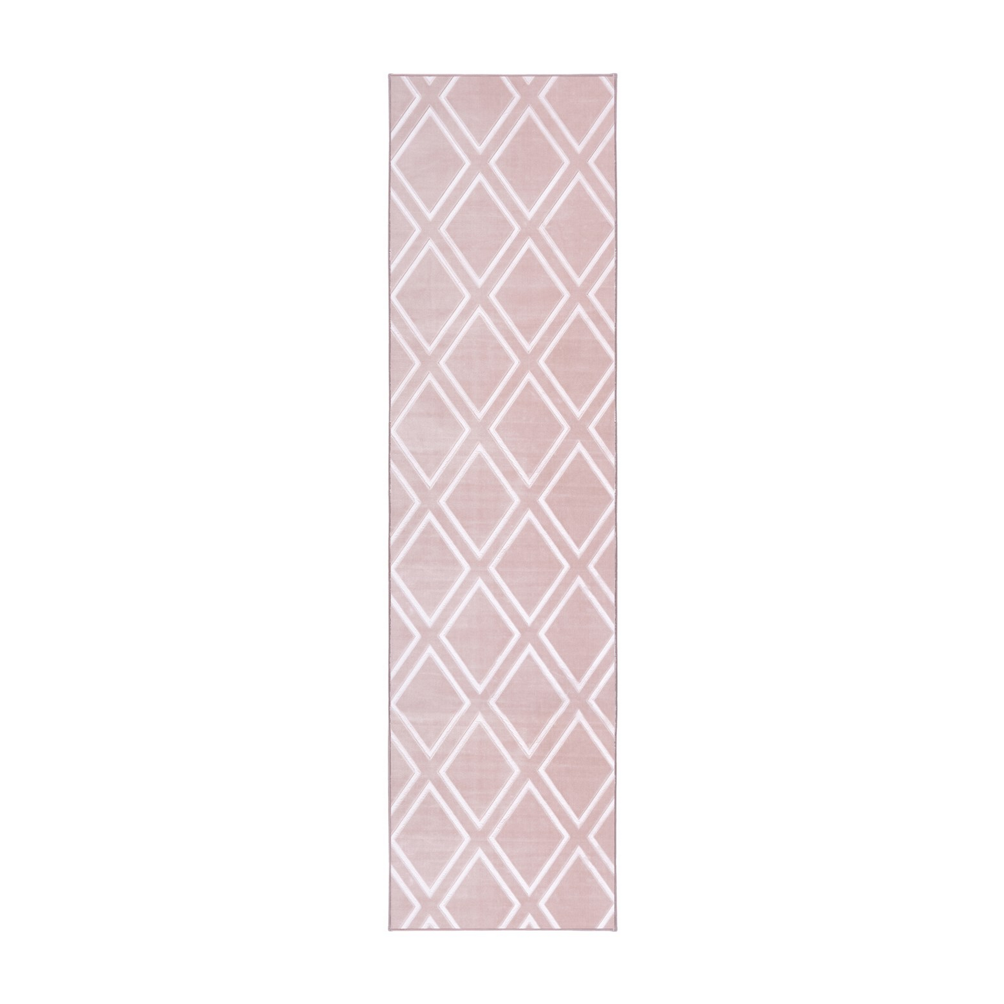 Teppich 'Monroe' rosa 80 x 300 cm
