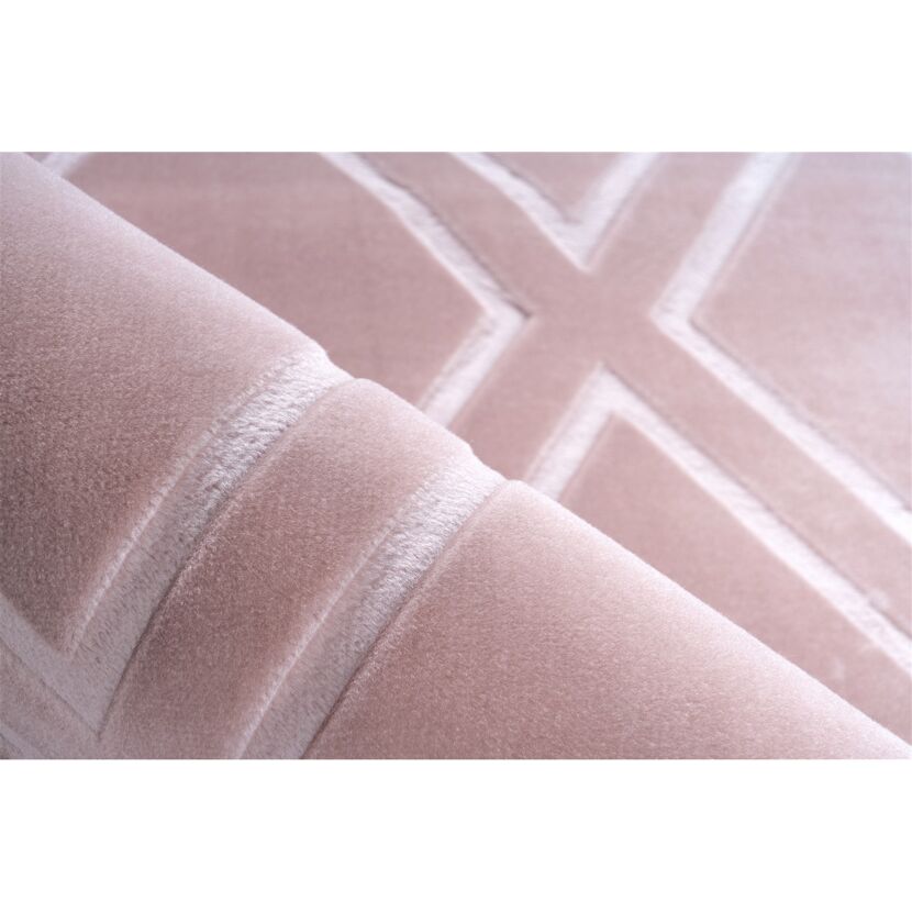 Teppich 'Monroe' rosa 80 x 300 cm