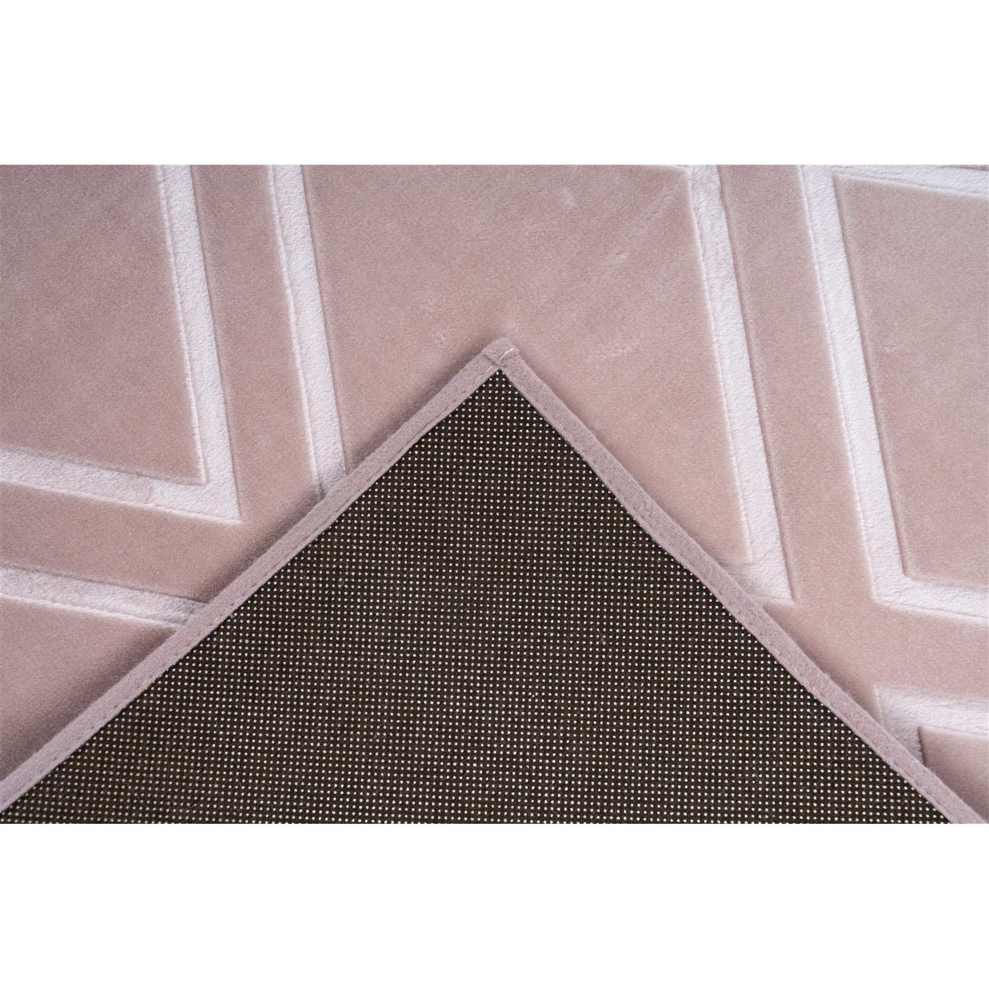 Teppich 'Monroe' rosa 80 x 300 cm