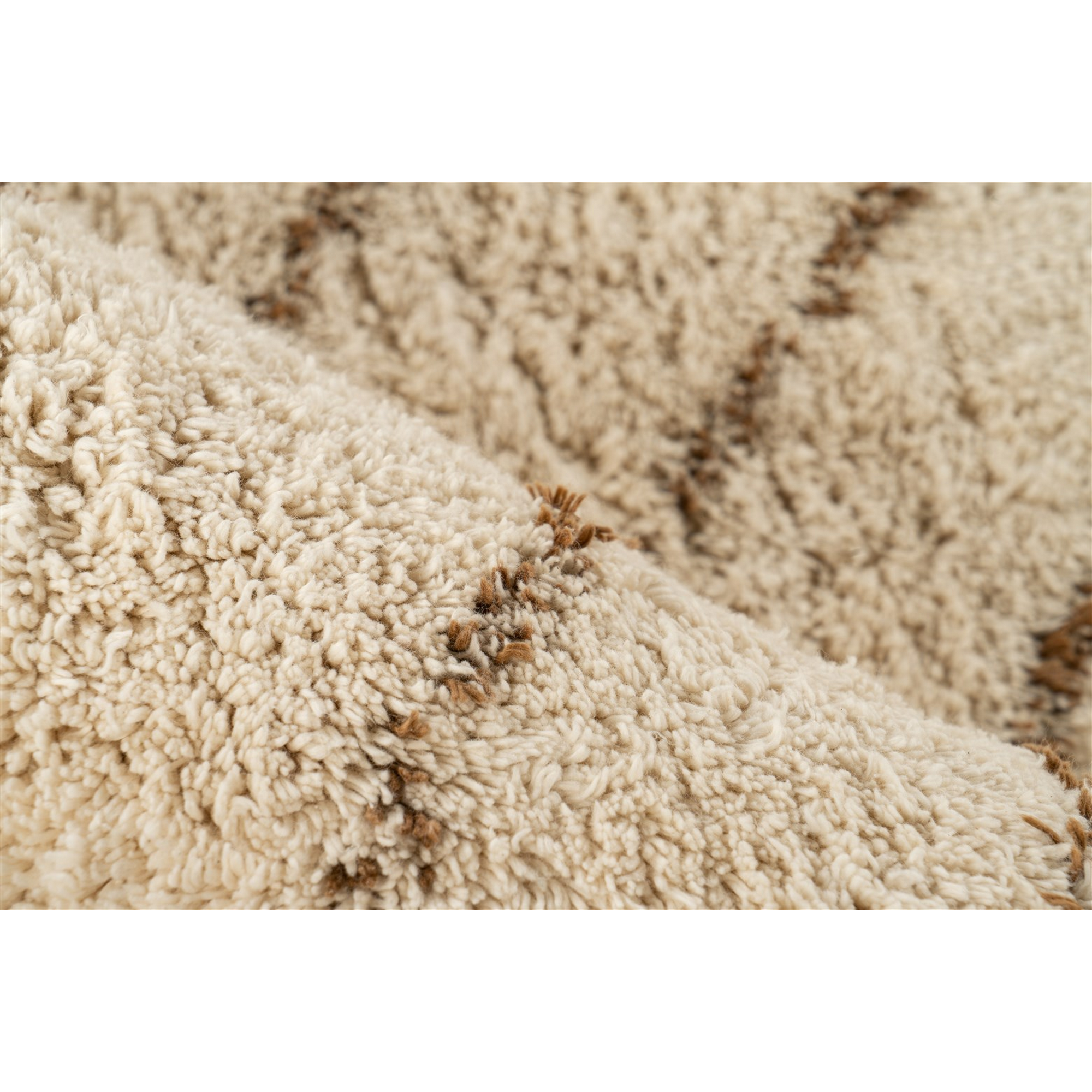 Teppich 'Mylen' creme/braun 160 x 230 cm