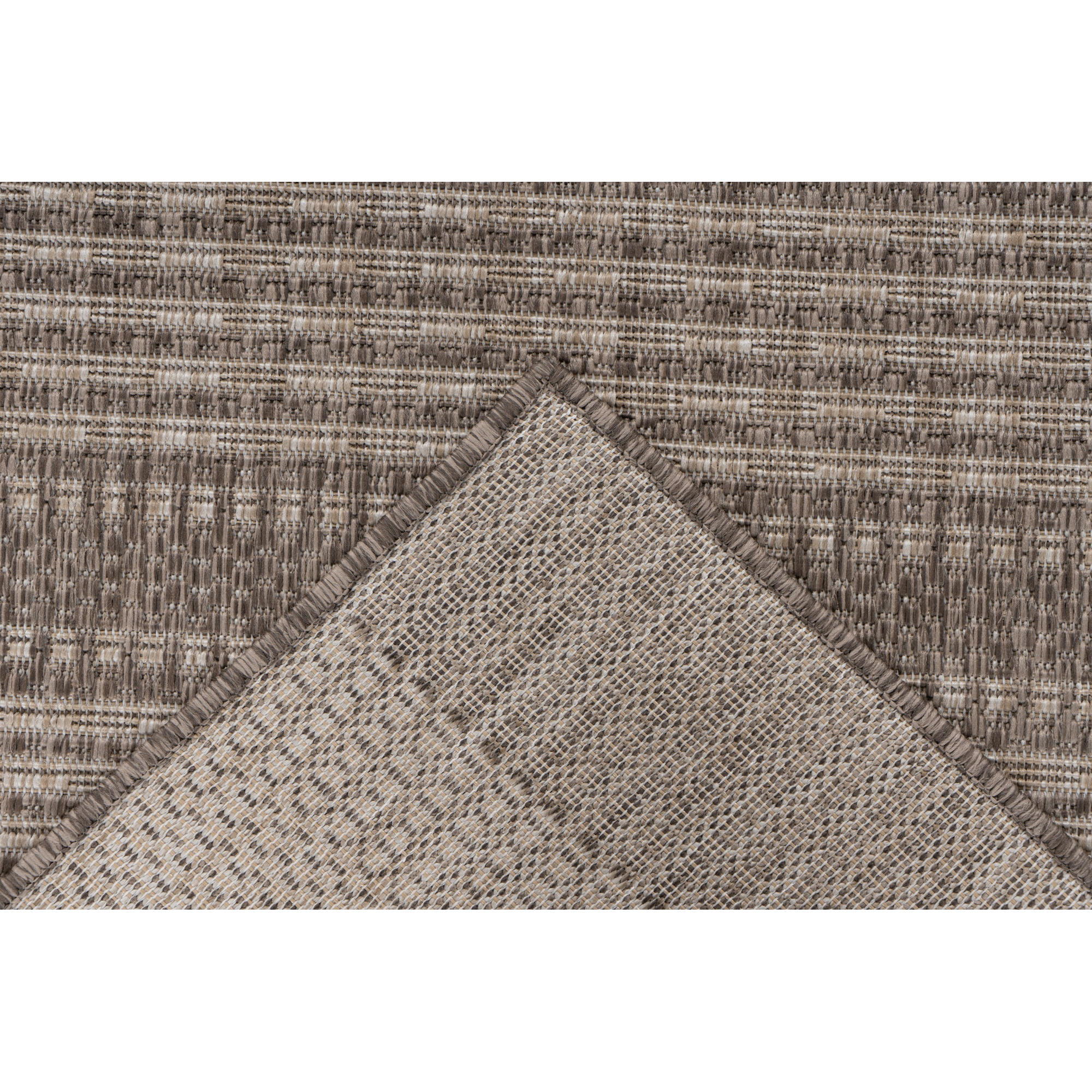 Teppich 'Nibru' taupe 80 x 150 cm