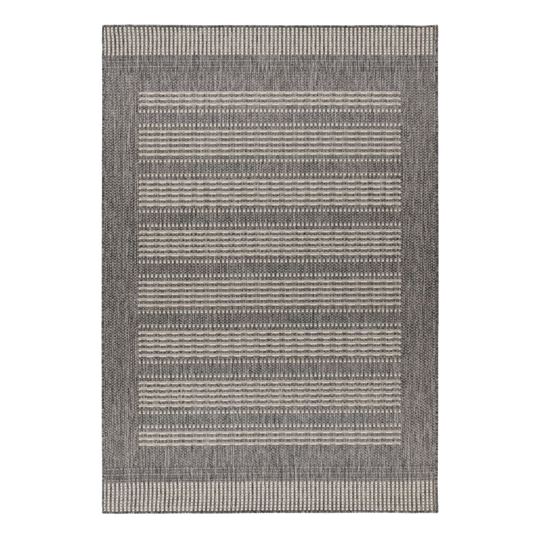 Teppich 'Nibru' silbern 80 x 150 cm