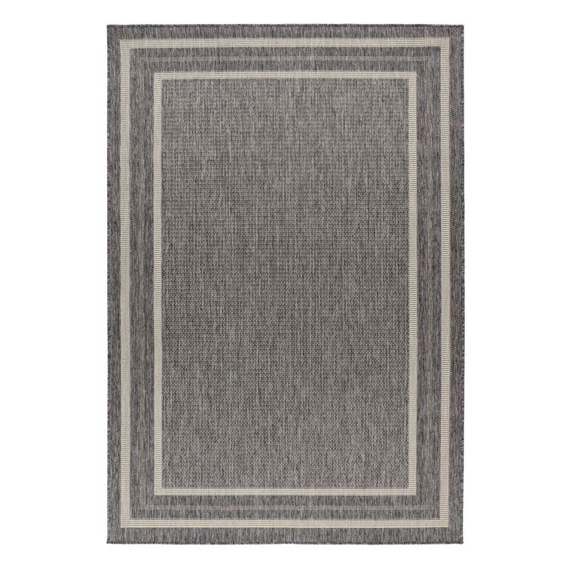 Teppich 'Nibru' silbern 200 x 290 cm