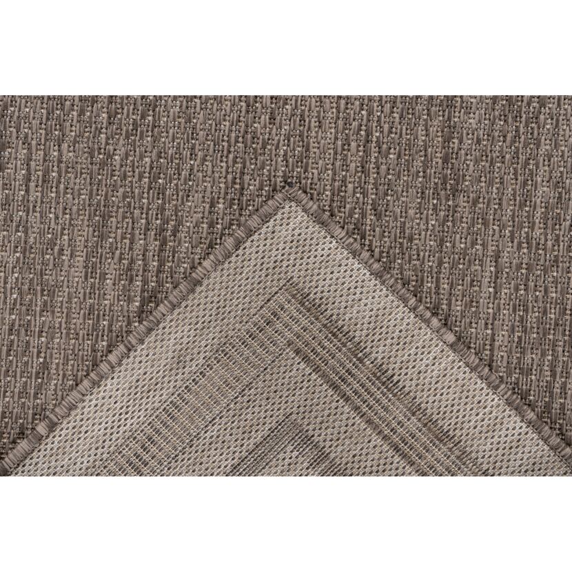 Teppich 'Nibru' taupe 80 x 150 cm