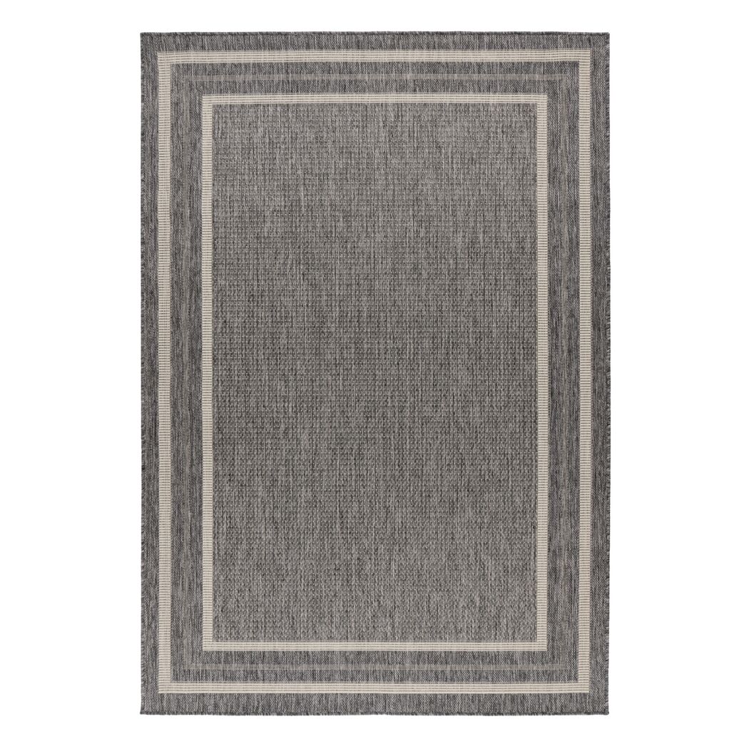 Teppich 'Nibru' silbern 120 x 170 cm