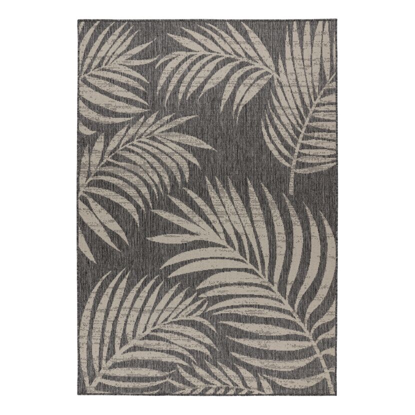 Teppich 'Nibru' silbern 60 x 110 cm