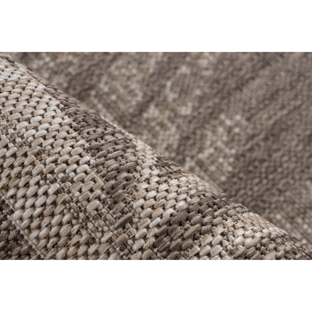 Teppich 'Nibru' taupe 60 x 110 cm