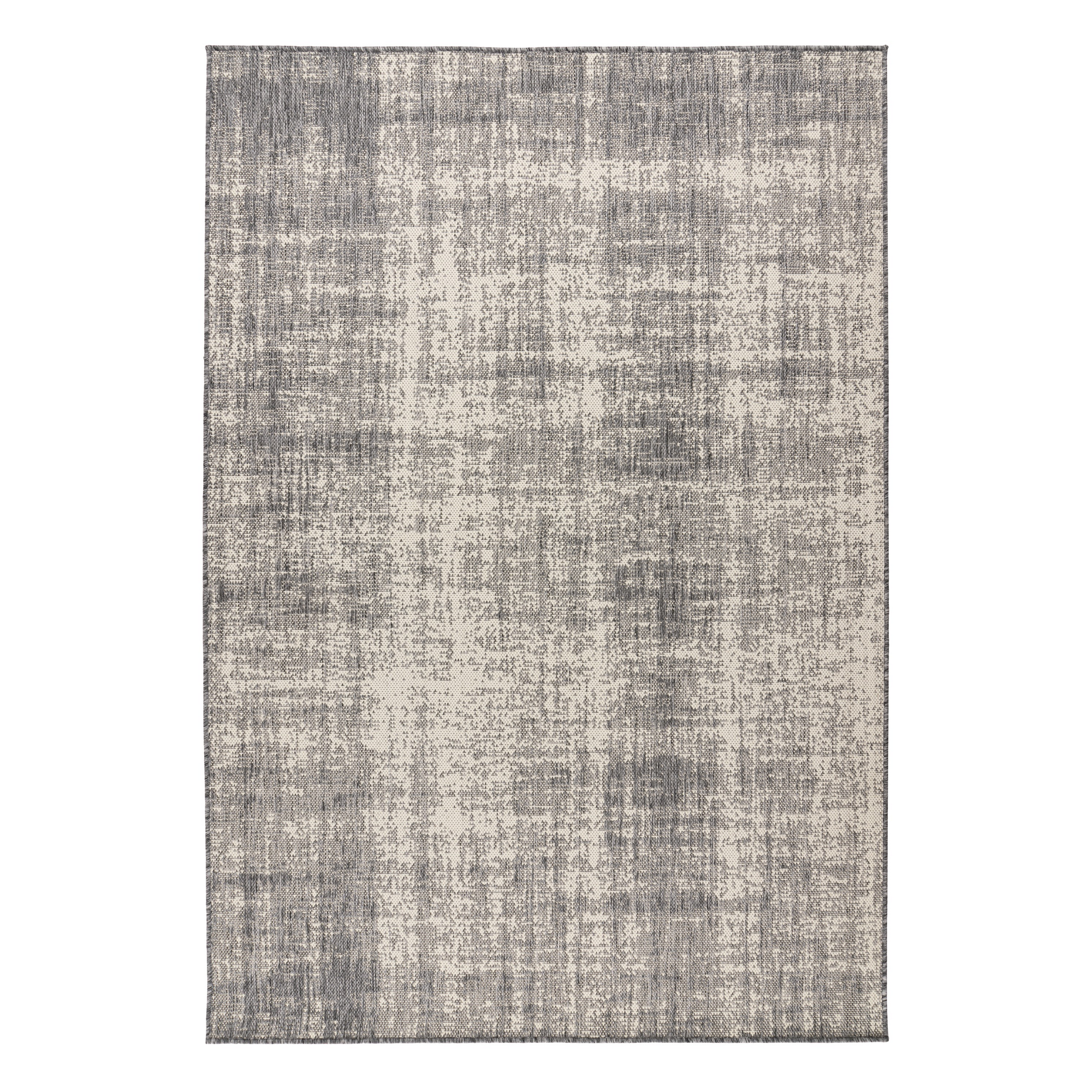 Teppich 'Nibru' silbern 60 x 110 cm