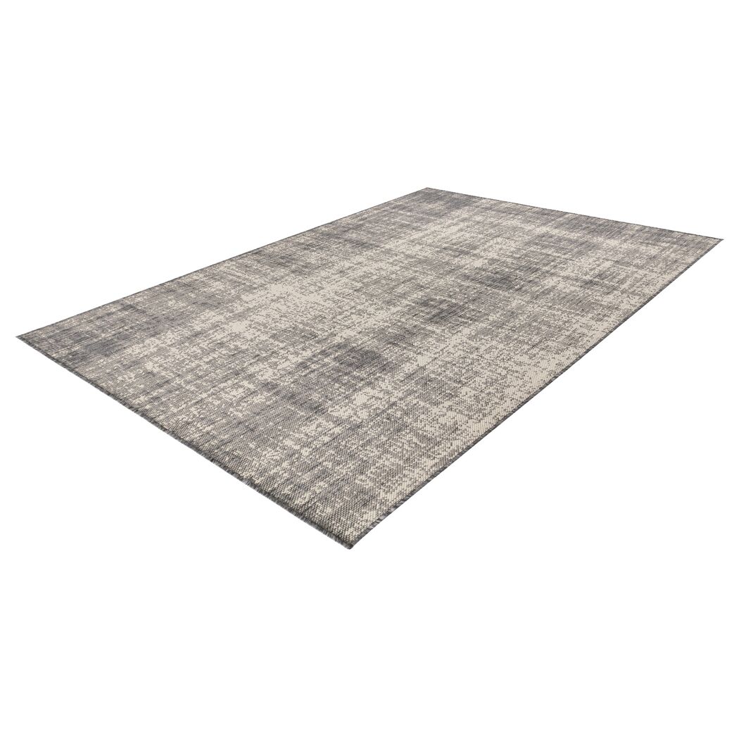 Teppich 'Nibru' silbern 60 x 110 cm