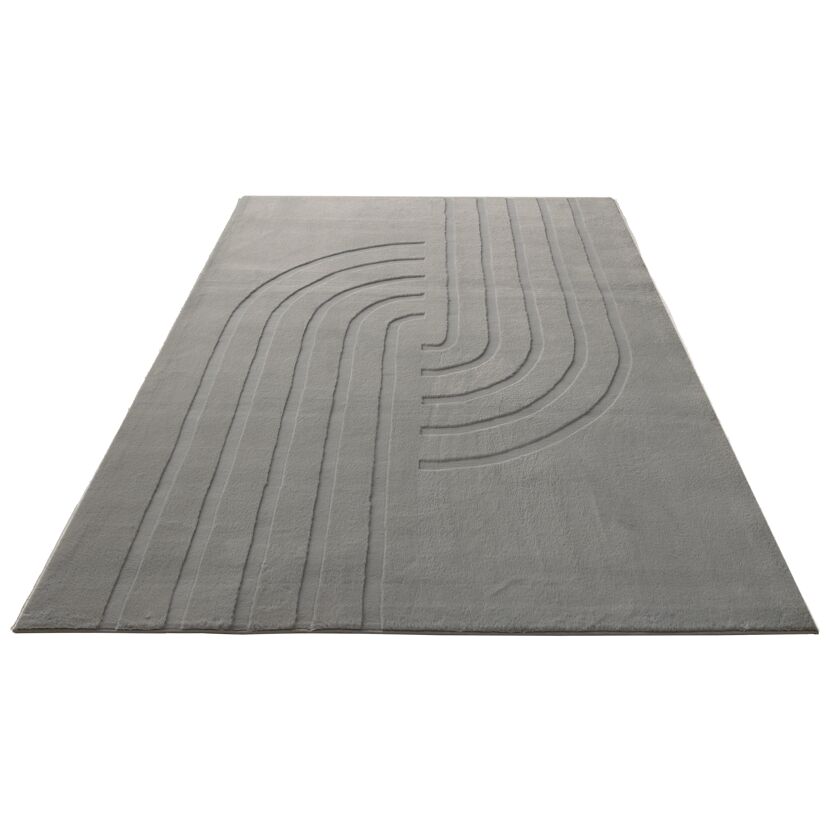 Teppich 'Peace' grau 160 x 230 cm