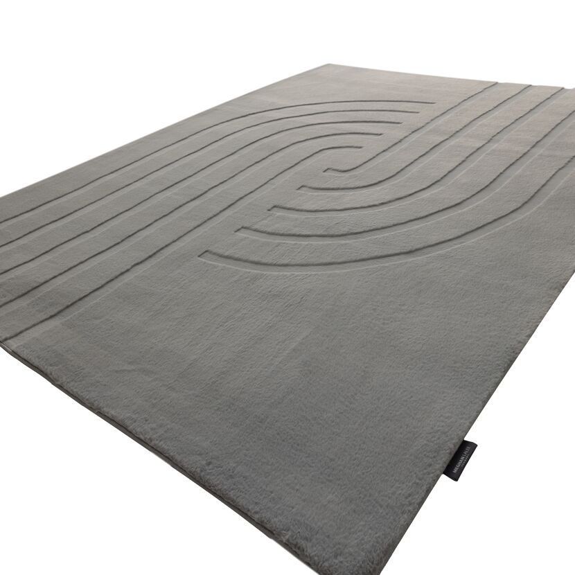 Teppich 'Peace' grau 160 x 230 cm