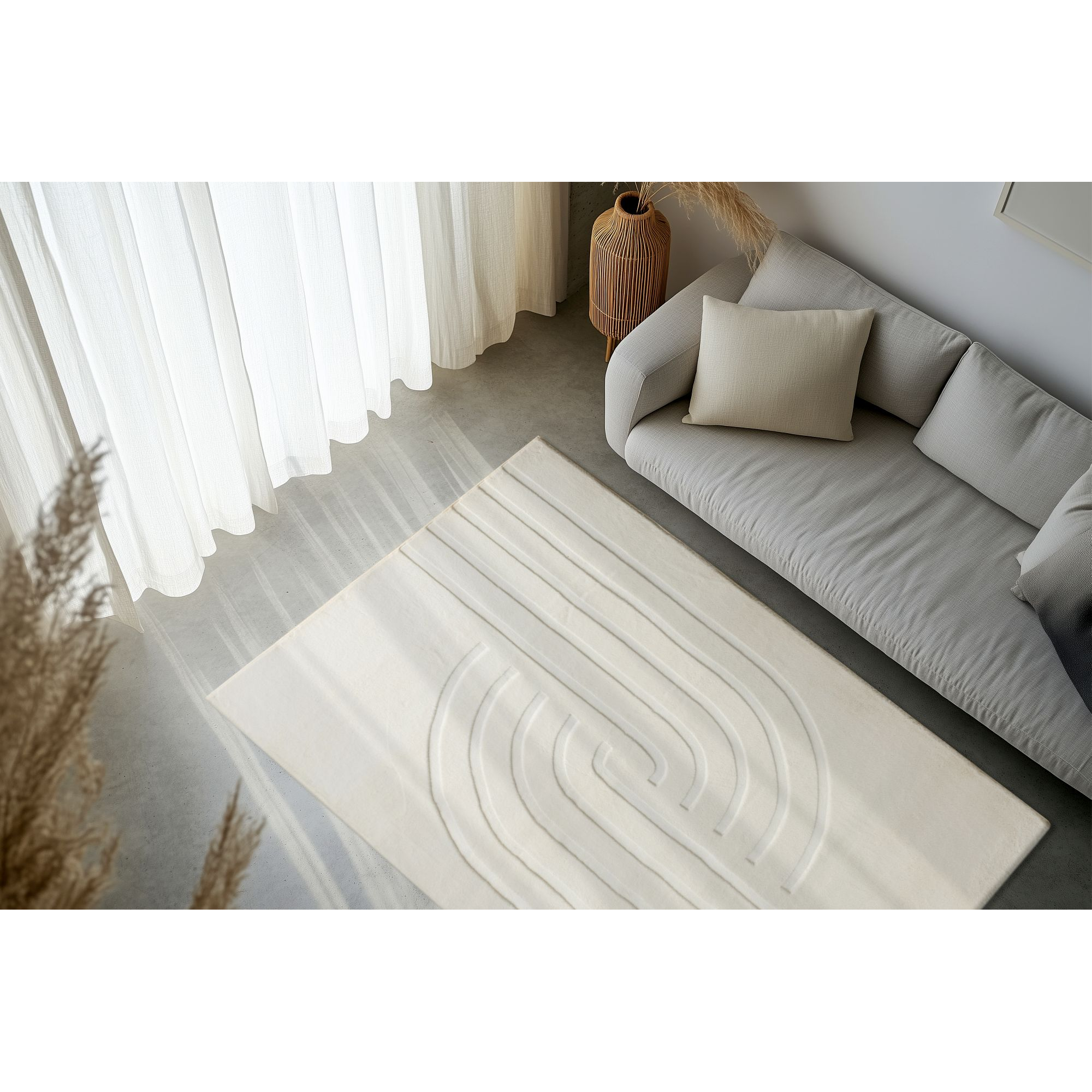 Teppich 'Peace' creme 160 x 230 cm