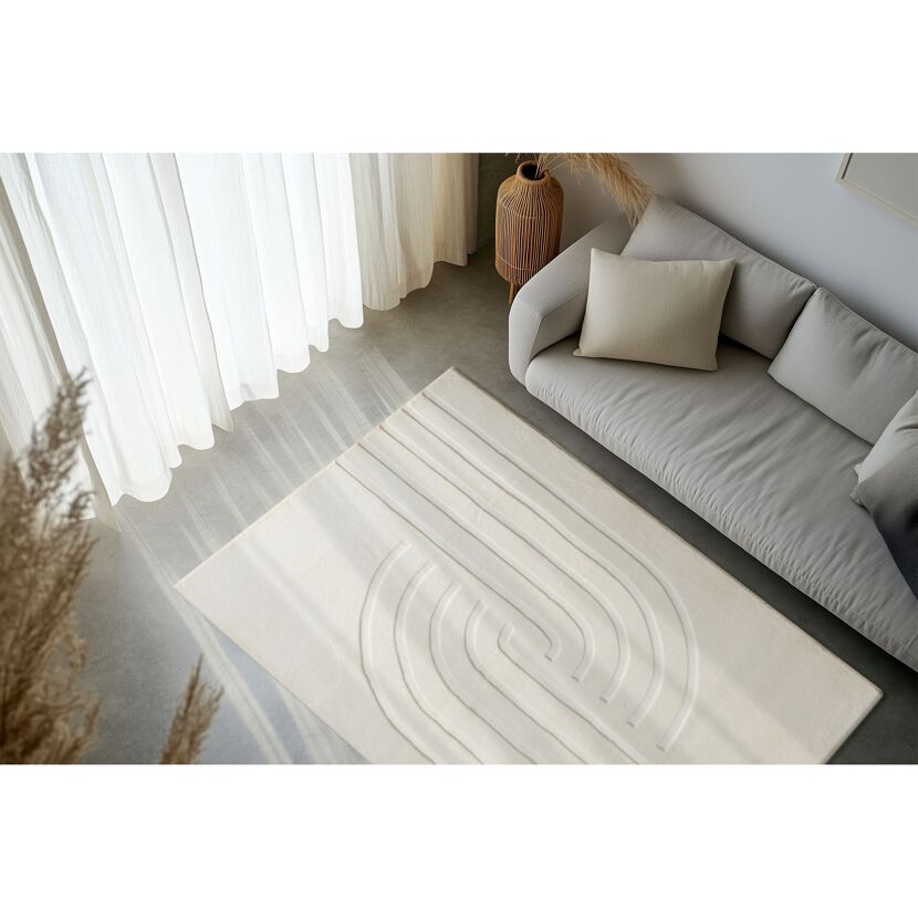 Teppich 'Peace' creme 160 x 230 cm