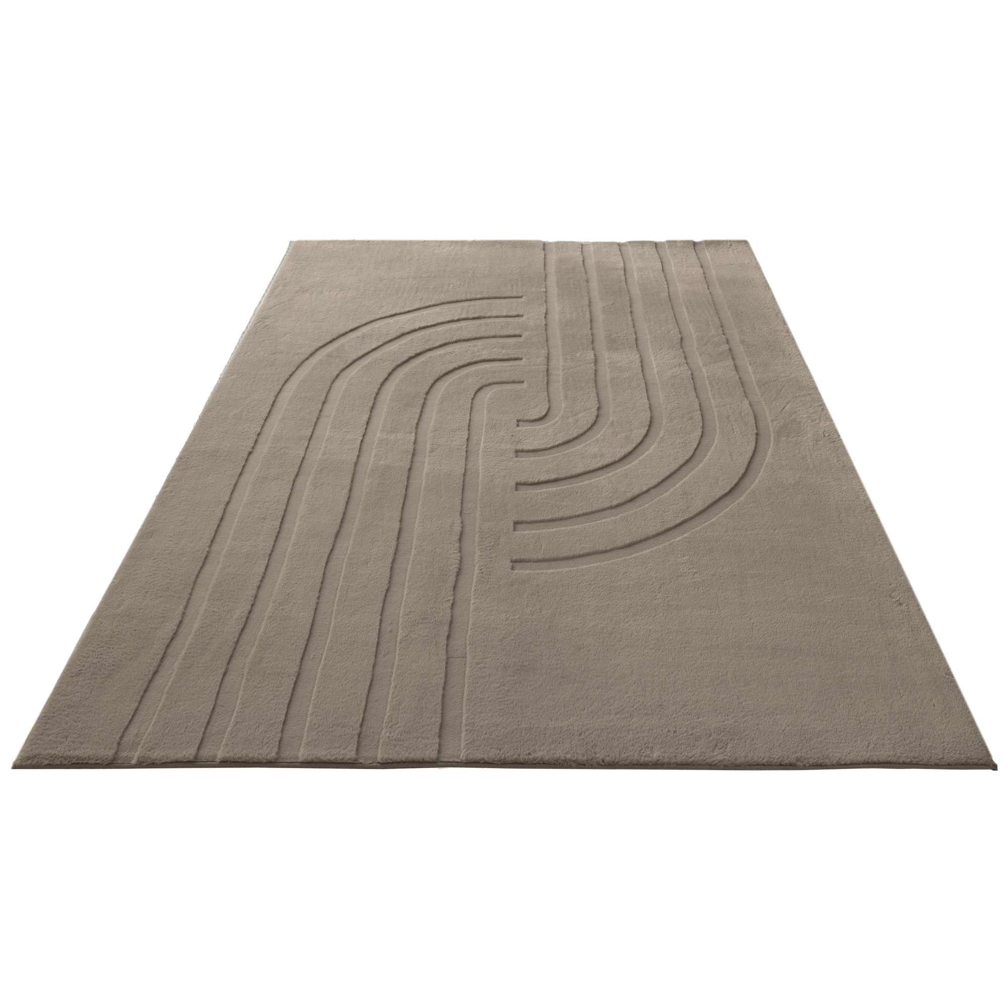 Teppich 'Peace' taupe 160 x 230 cm