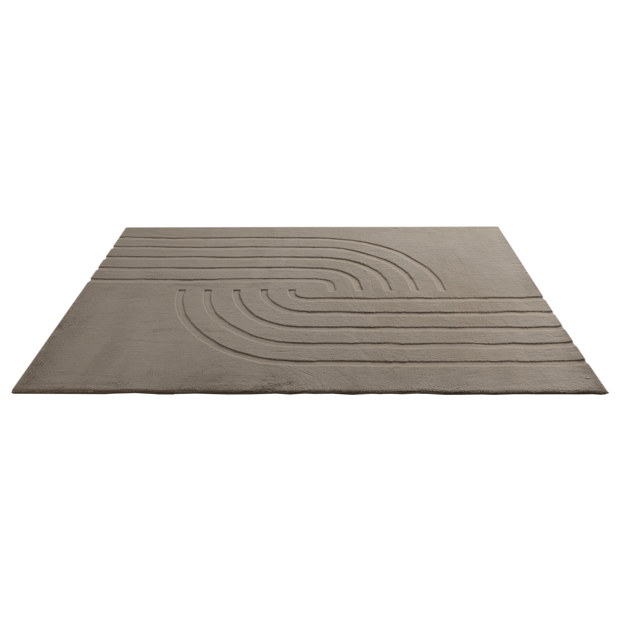 Teppich 'Peace' taupe 160 x 230 cm