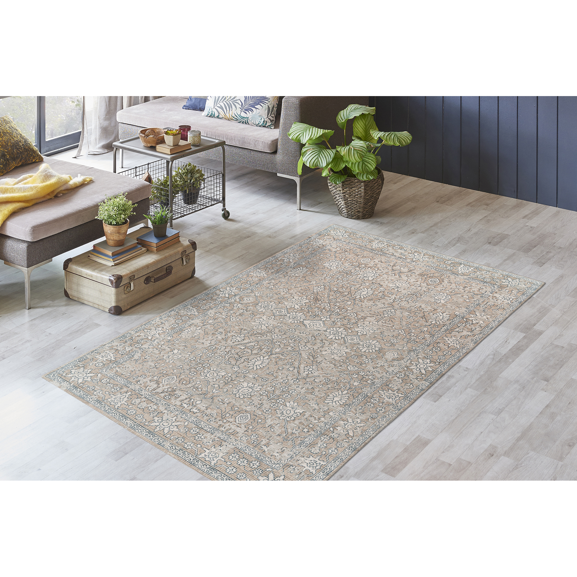 Teppich 'Perry' khaki/beige 160 x 230 cm