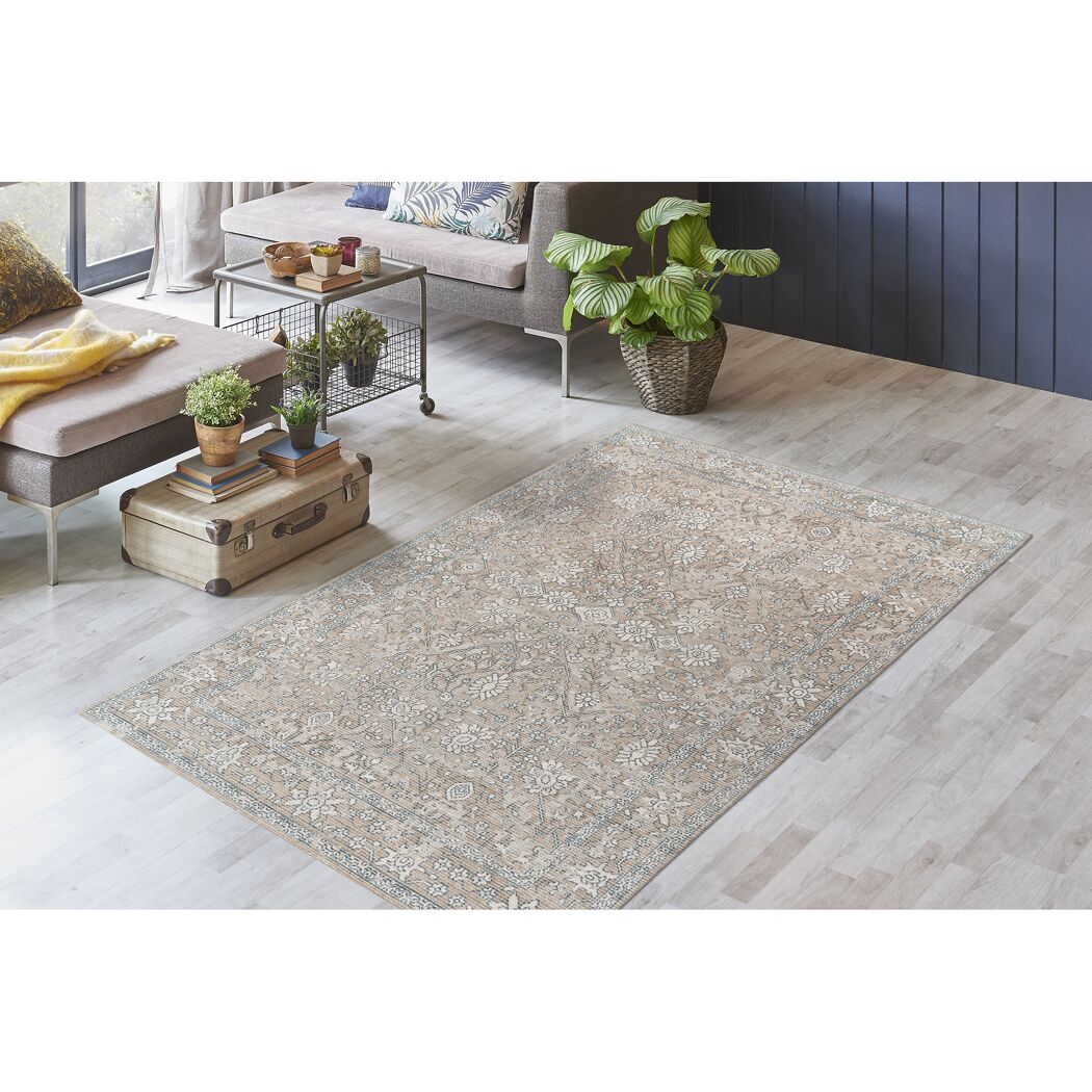 Teppich 'Perry' khaki/beige 160 x 230 cm