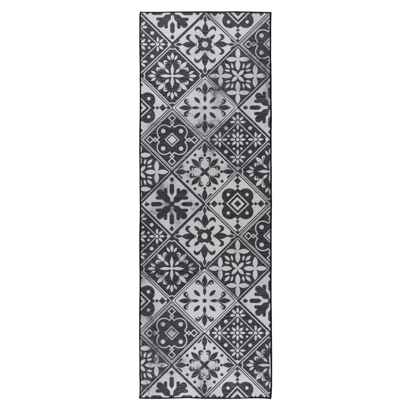 Teppich 'Pyron' grau 60 x 180 cm