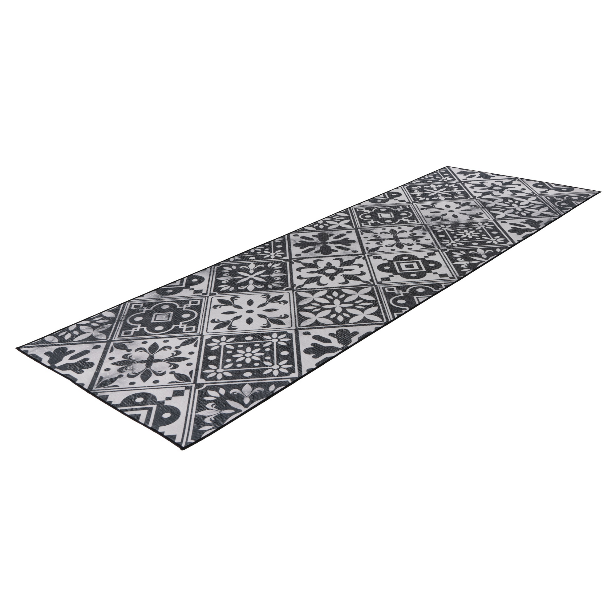 Teppich 'Pyron' grau 60 x 180 cm