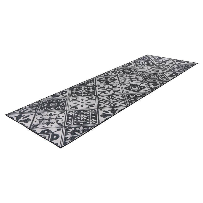 Teppich 'Pyron' grau 60 x 180 cm