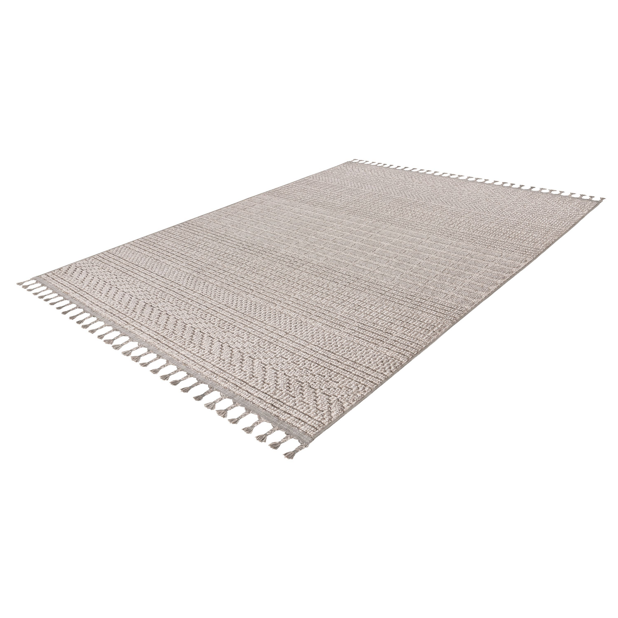 Teppich 'Reef' silbern 160 x 230 cm