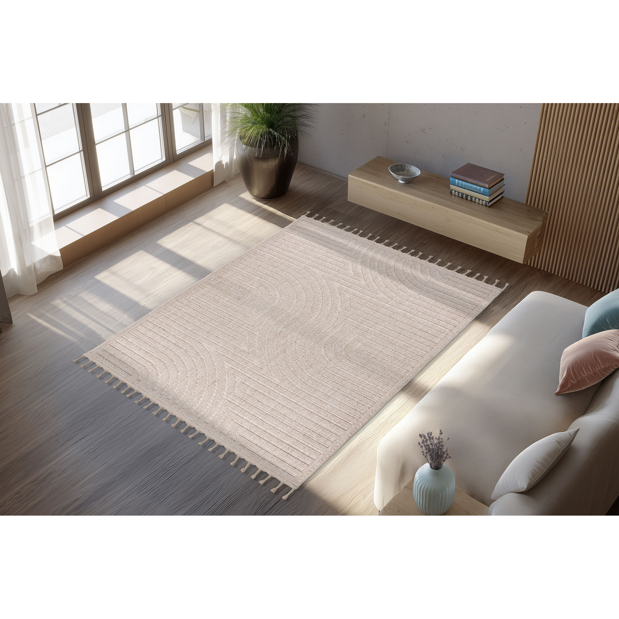 Teppich 'Reef' beige 200 x 290 cm