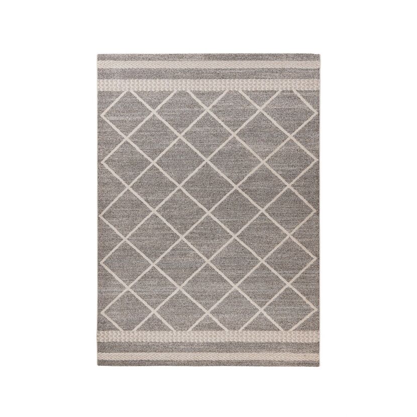 Teppich 'Rhombus' braun/beige 160 x 230 cm