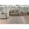 Teppich 'Rhombus' braun/beige 160 x 230 cm