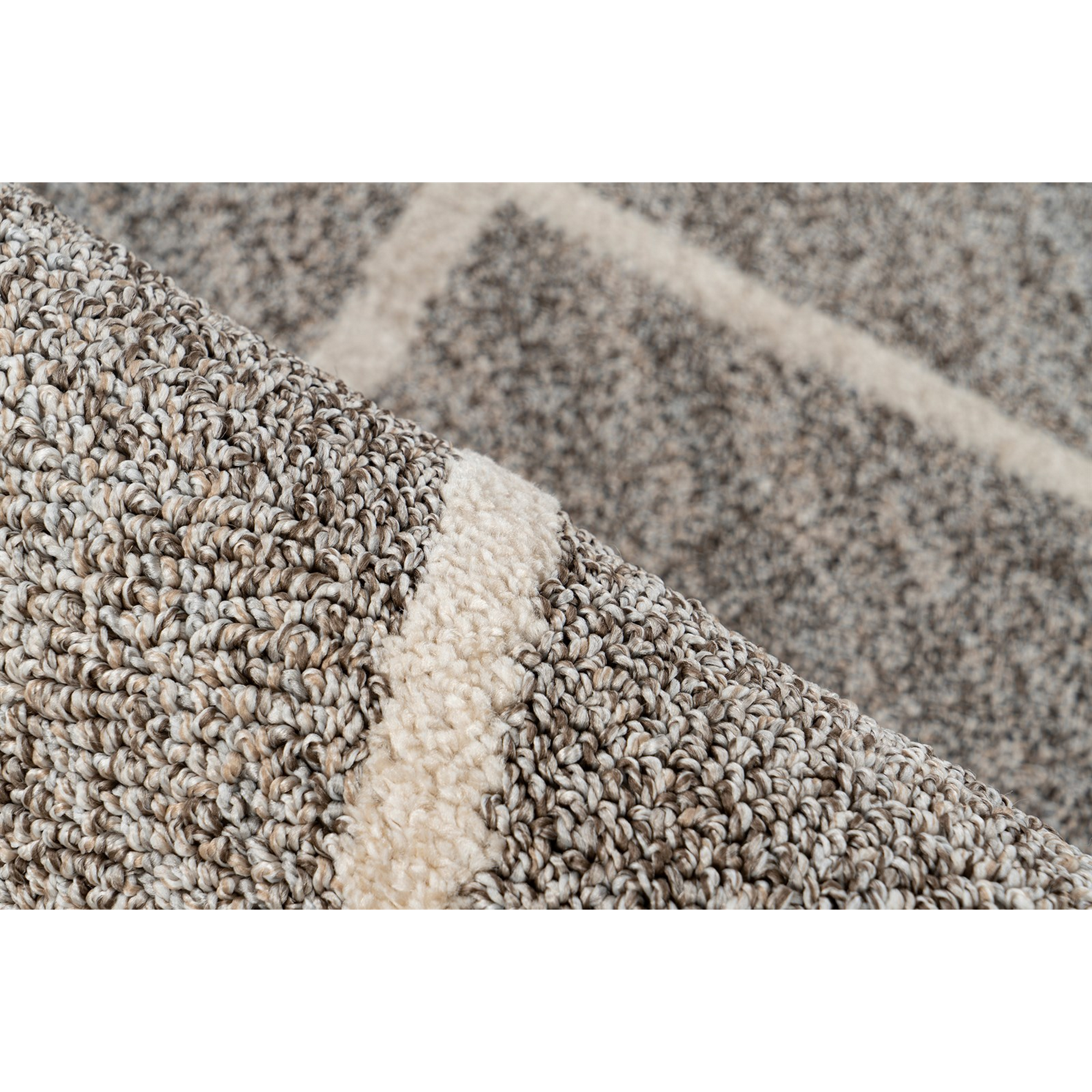 Teppich 'Rhombus' braun/beige 160 x 230 cm