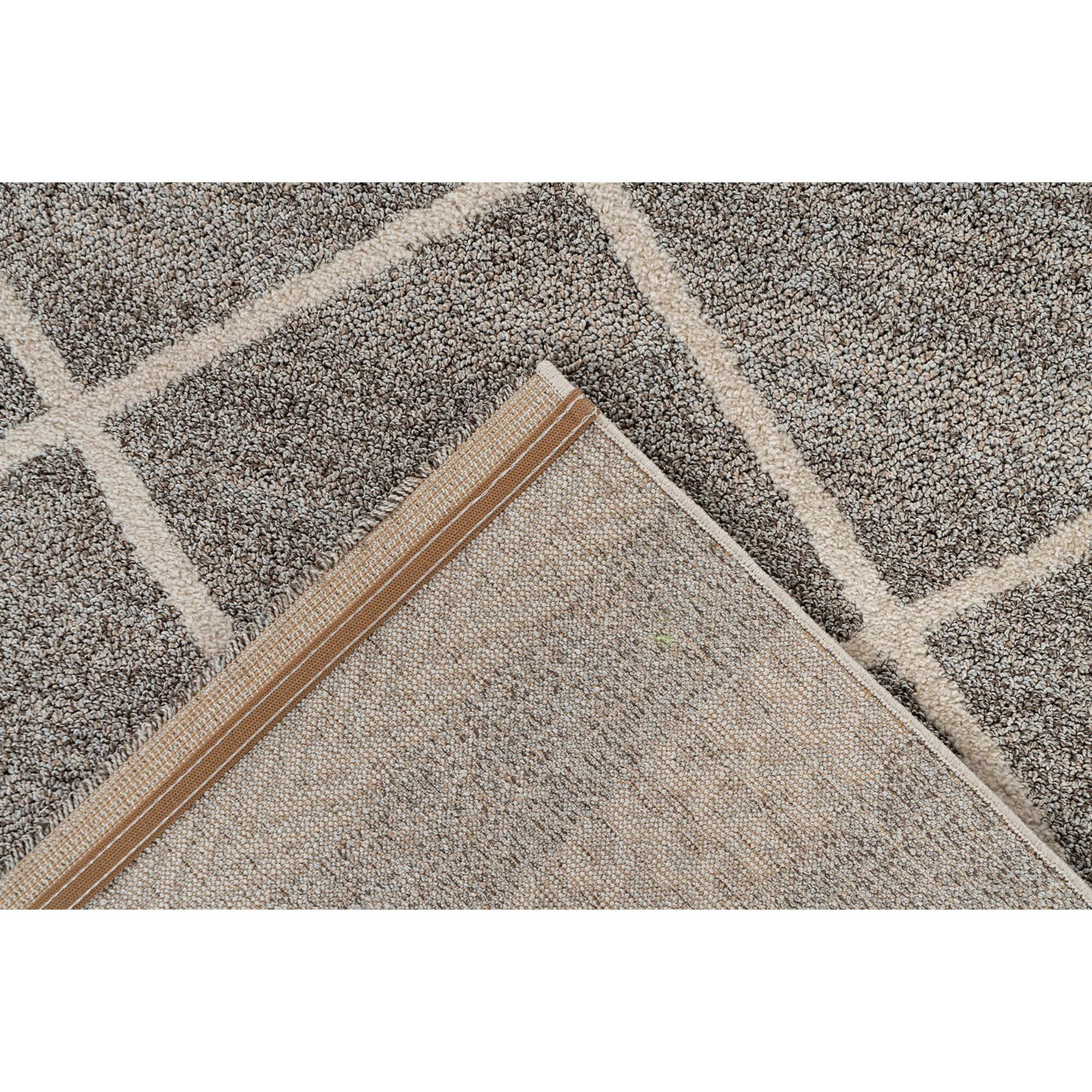 Teppich 'Rhombus' braun/beige 160 x 230 cm