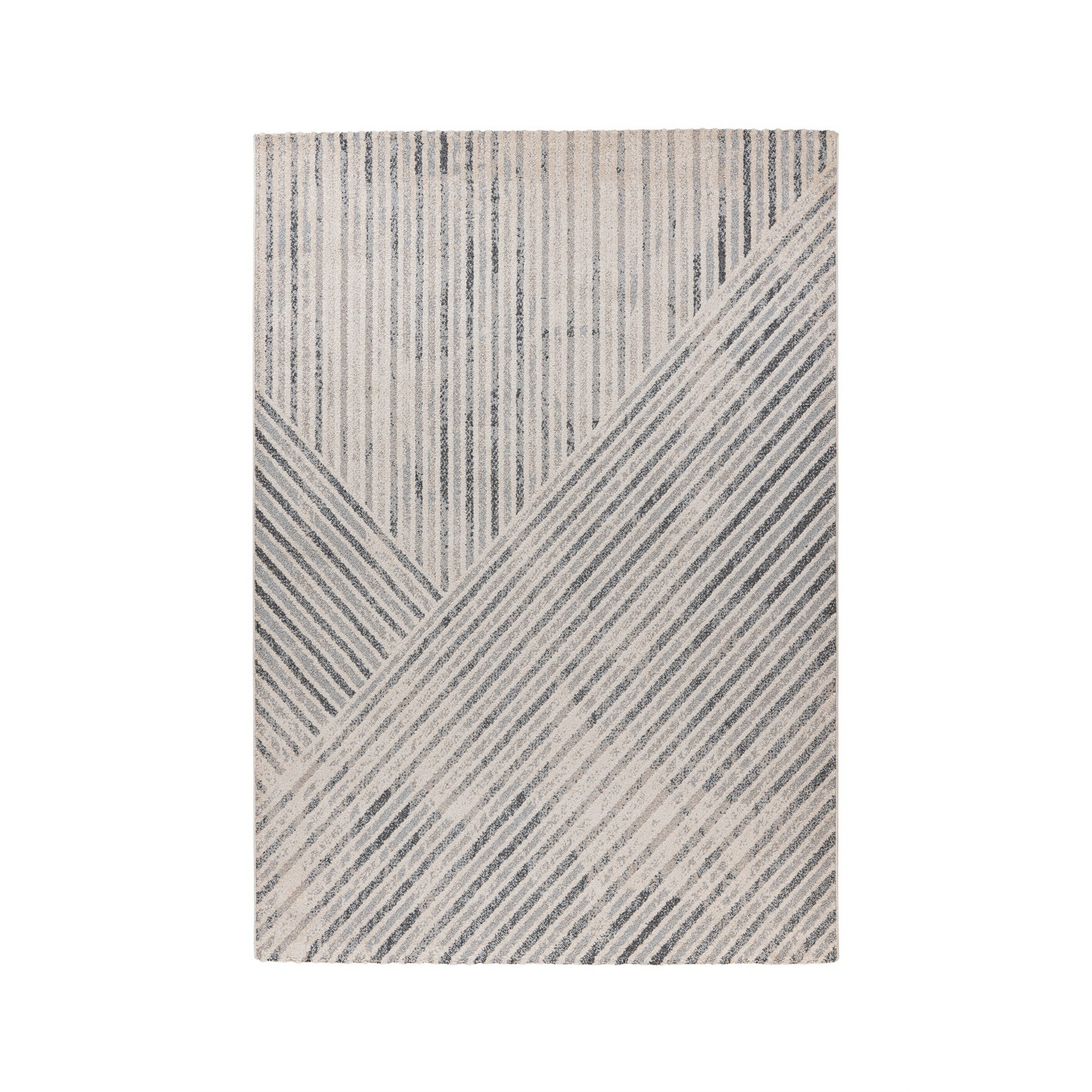 Teppich 'Rhombus' beige/grau 160 x 230 cm