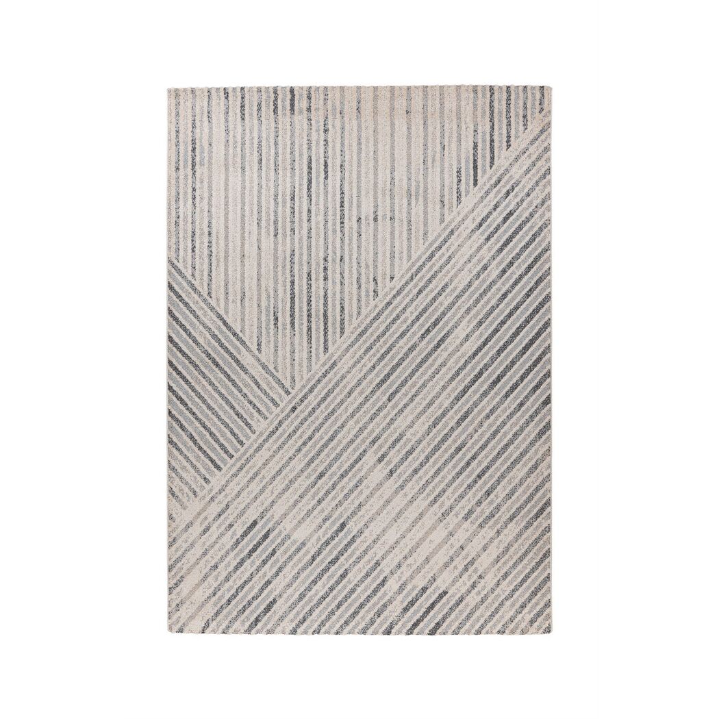 Teppich 'Rhombus' beige/grau 160 x 230 cm
