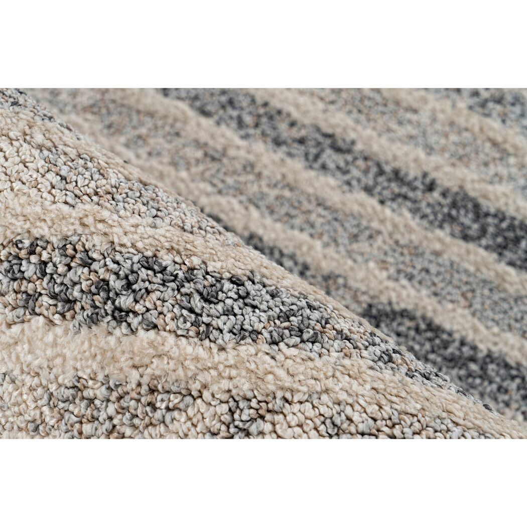 Teppich 'Rhombus' beige/grau 160 x 230 cm