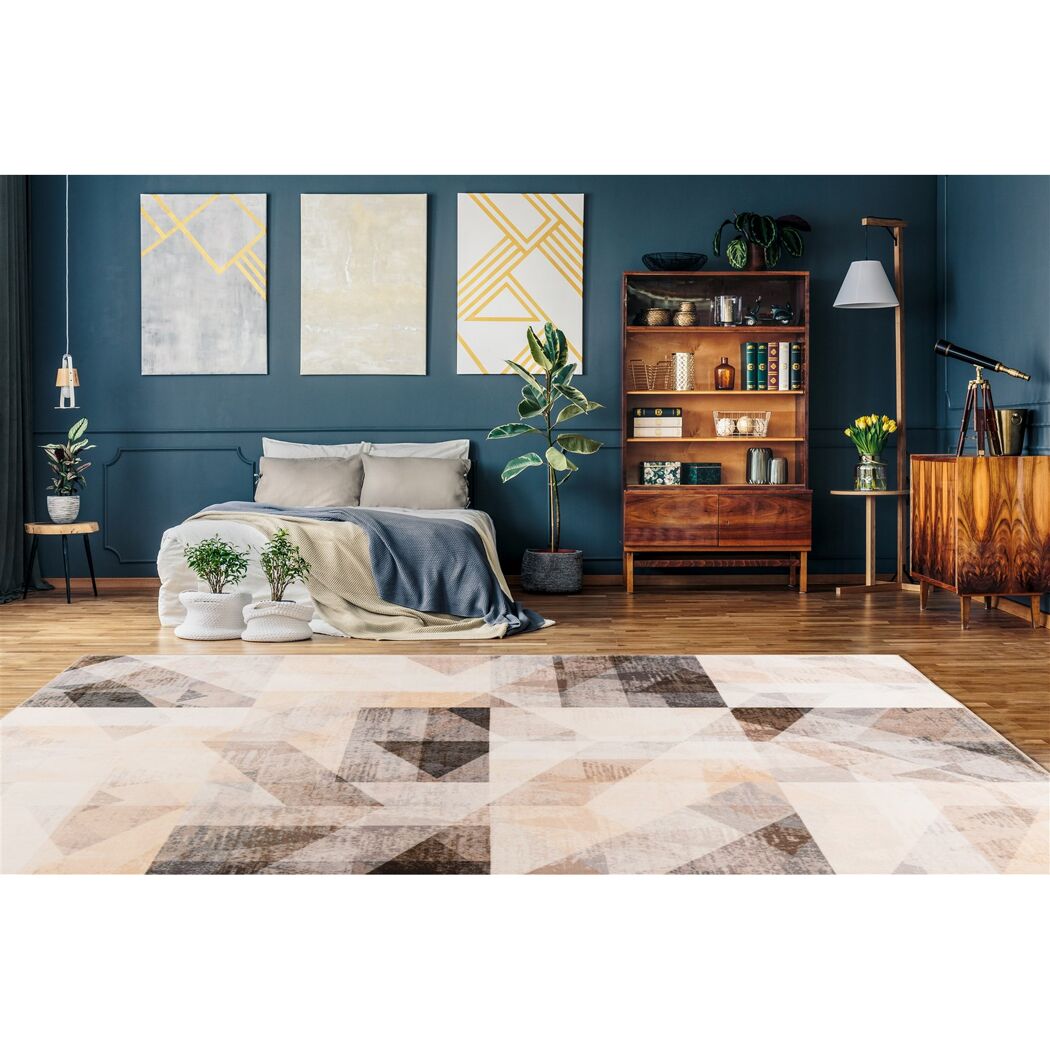 Teppich 'Saphira' grau/beige 160 x 230 cm