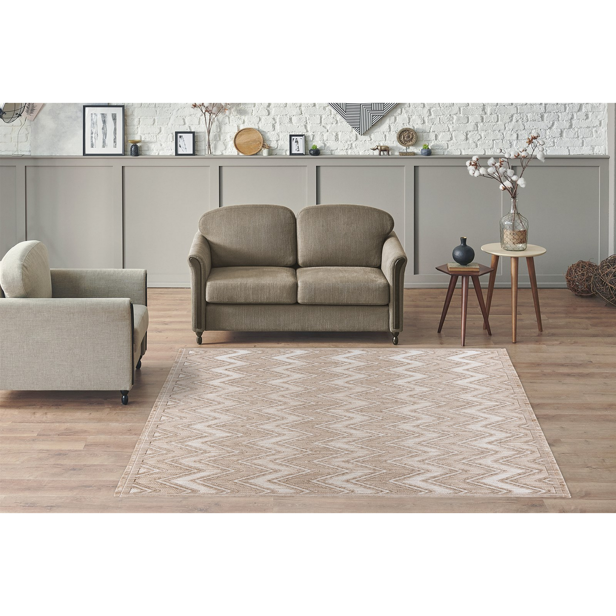 Teppich 'Sarai' beige 160 x 230 cm