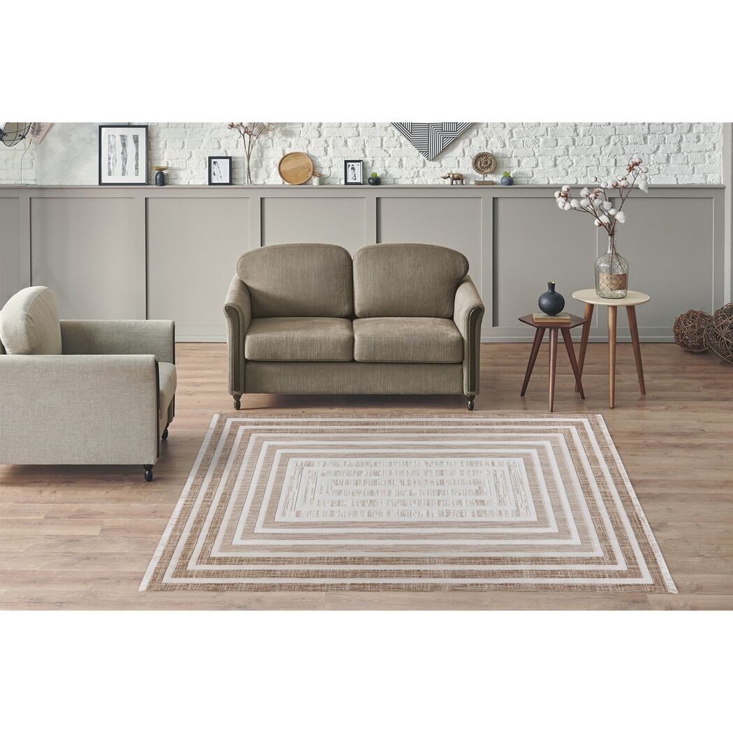 Teppich 'Sarai' braun/beige 160 x 230 cm