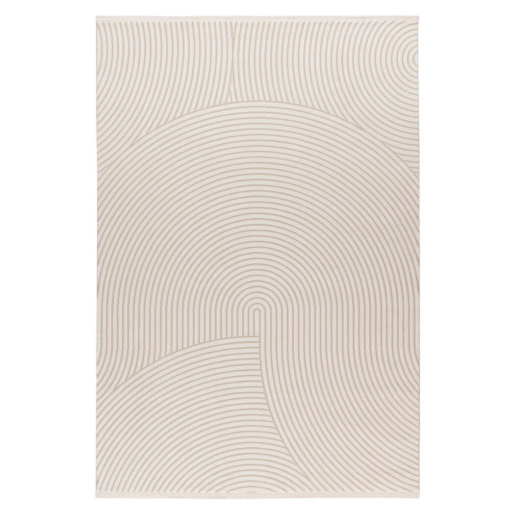Teppich 'Stage' elfenbeinfarben 160 x 230 cm