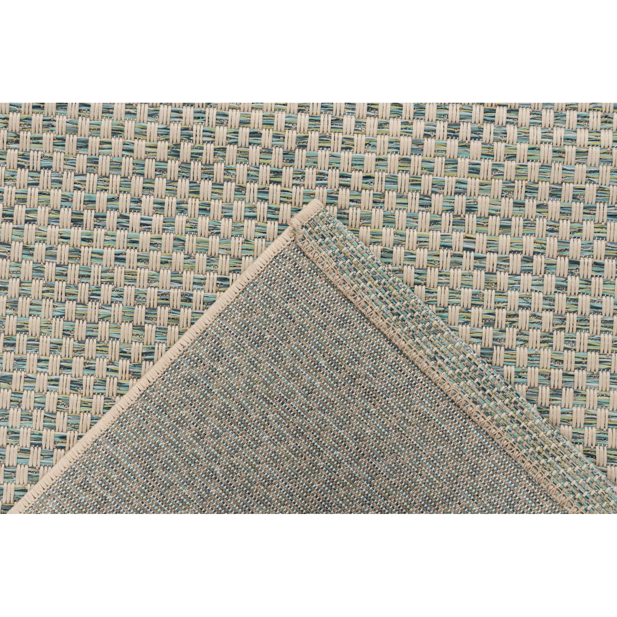Teppich 'Tribal' blaugrün 200 x 290 cm