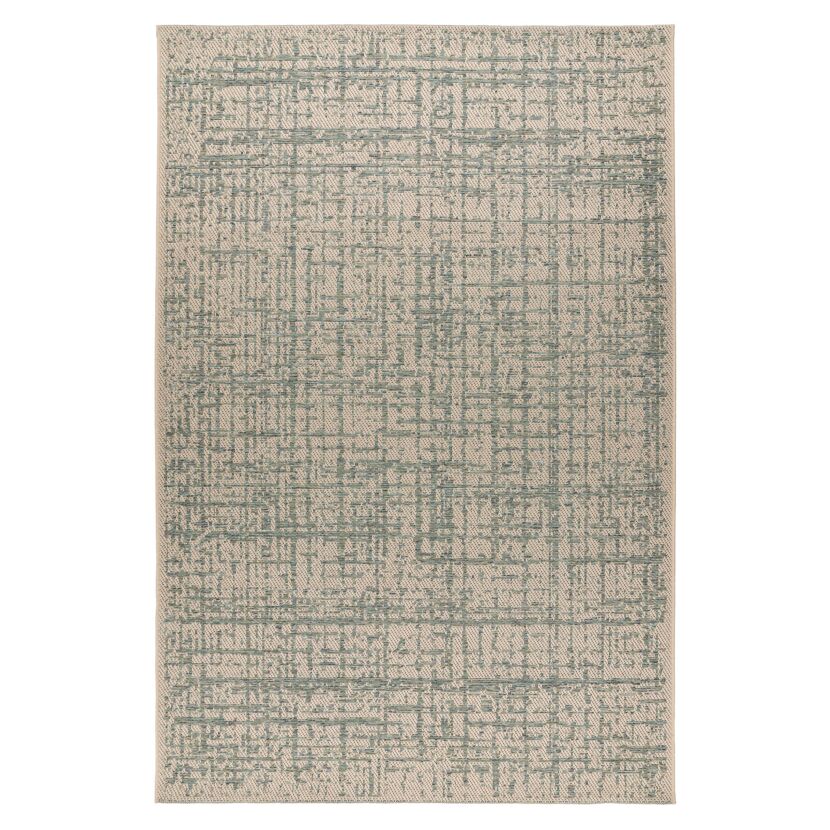 Teppich 'Tribal' blaugrün 160 x 230 cm