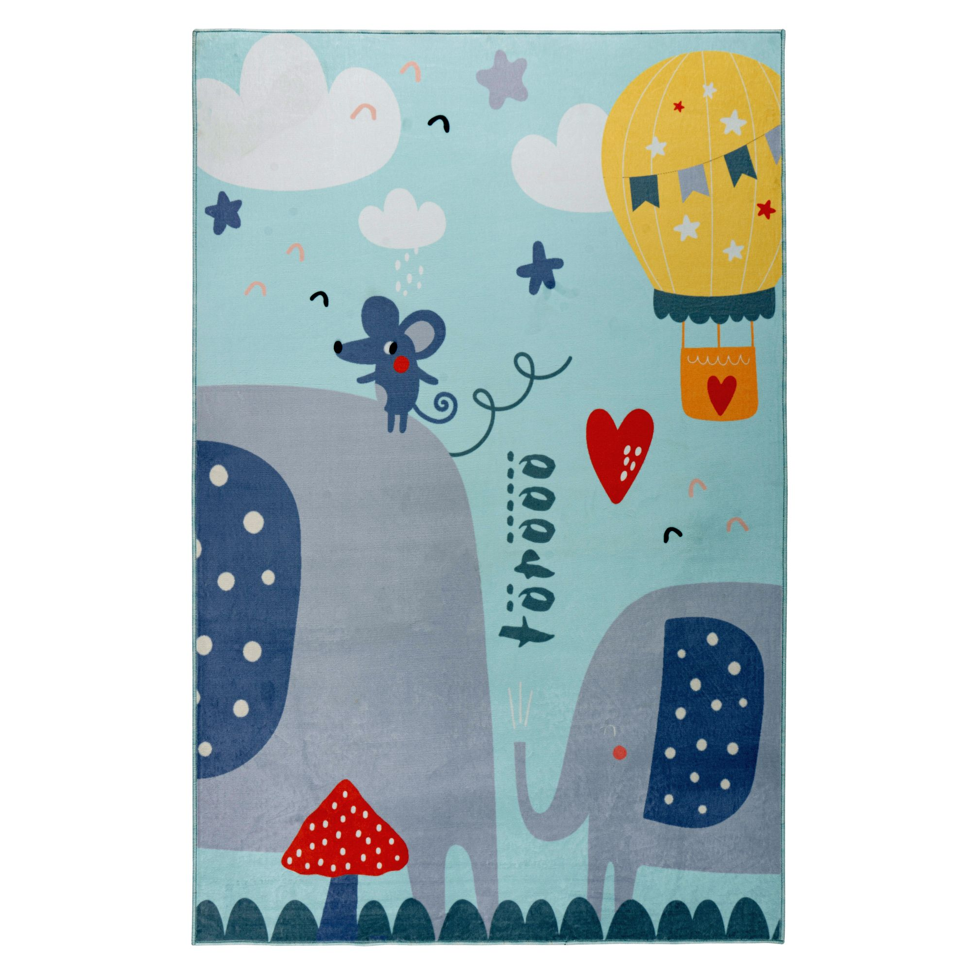 Teppich 'Wonder' blau 160 x 230 cm