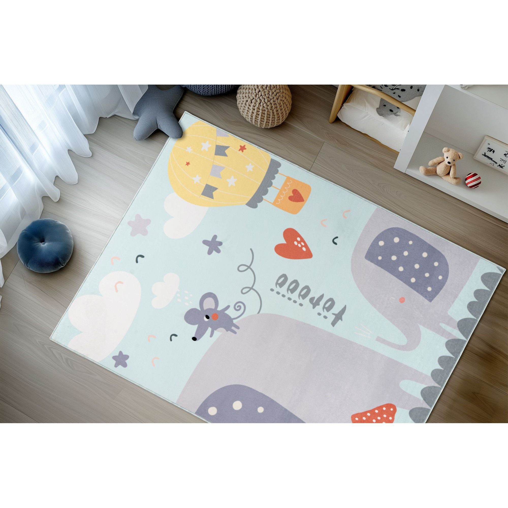 Teppich 'Wonder' blau 160 x 230 cm