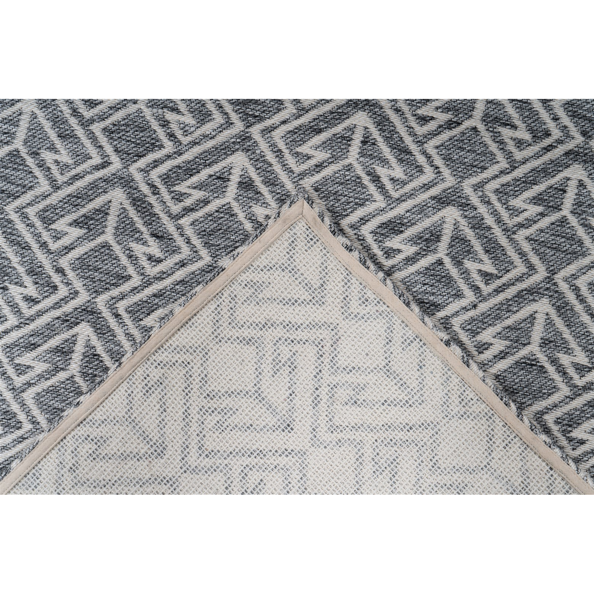 Teppich 'Yoga' grau/creme 160 x 230 cm