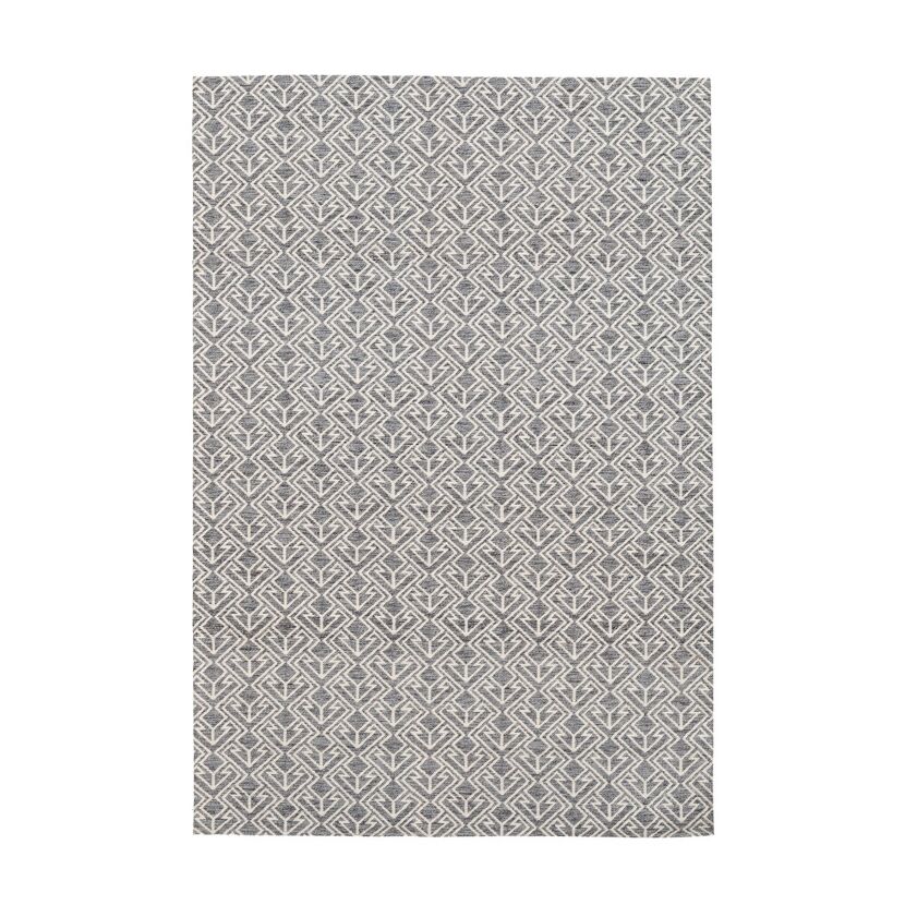 Teppich 'Yoga' grau/creme 120 x 170 cm