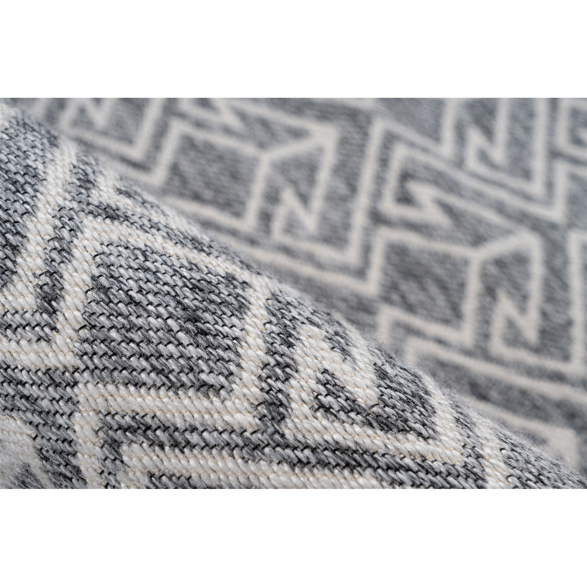 Teppich 'Yoga' grau/creme 120 x 170 cm